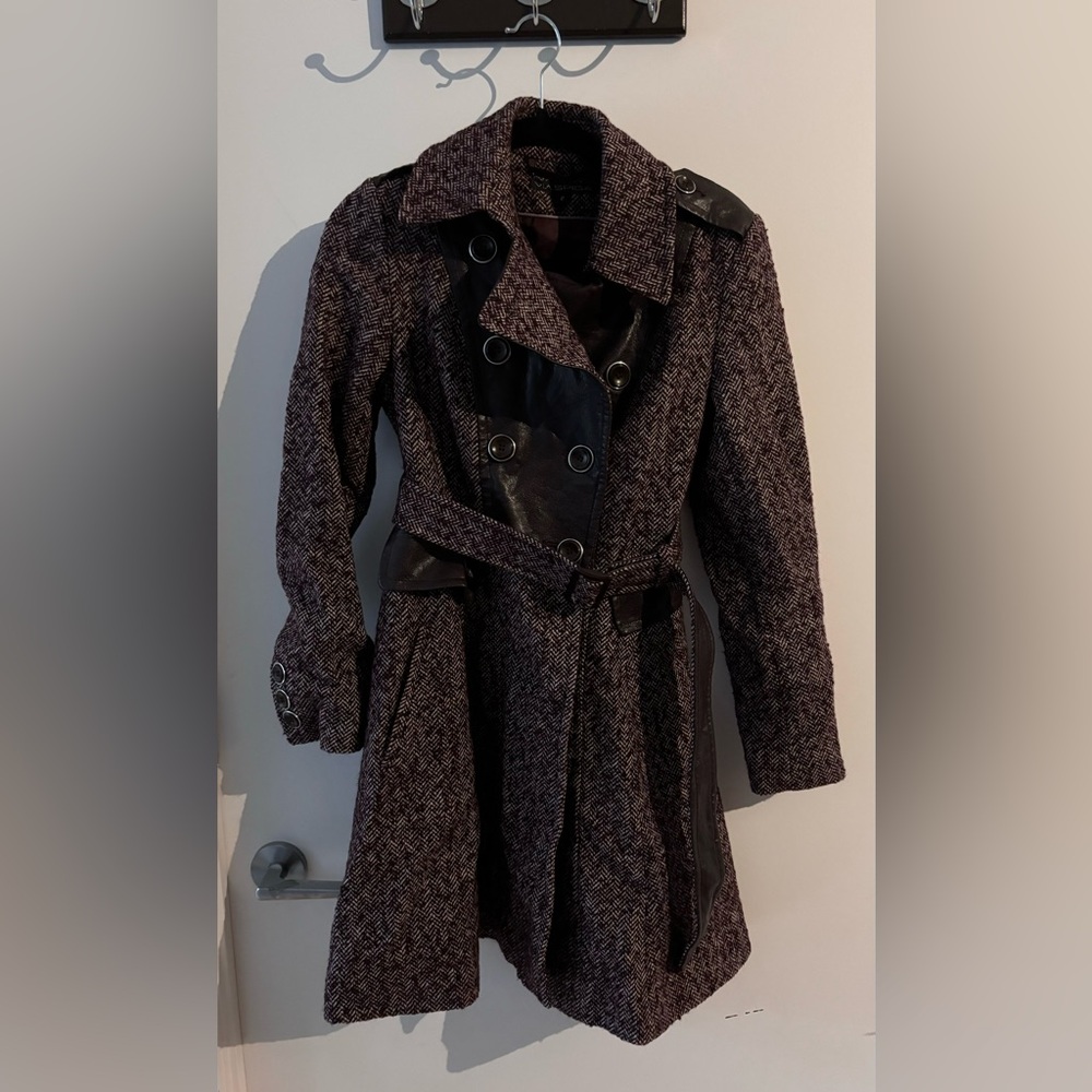 Via Spiga size 2 wool trench coat